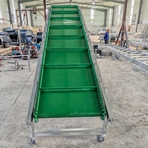 20 40 Feet <strong>Container</strong> <strong>Loading</strong> PVC <strong>Conveyor</strong> Belt System Stainless Frame Rubber for Food Farm Mining Construction Industries - Product Image 3
