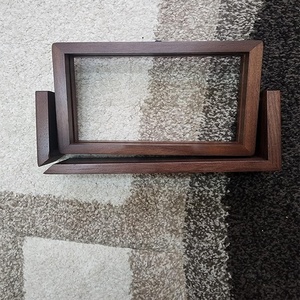 Rustik yüzer resimler çerçeve ahşap masa üstü prim ahşap çerçeveler için dönen fotoğraf tarafı ile - Product Image 2