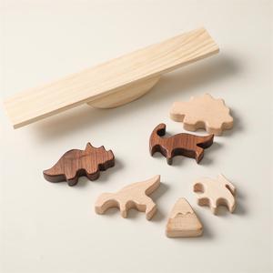 NEW Animal <strong>Pattern</strong> Wooden Teething Colorful Teethers Baby Stacking Toys Non Toxic <strong>Building</strong> Stacker <strong>Blocks</strong>