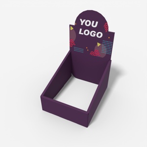 Custom Color Printed Retail <strong>Design</strong> <strong>Box</strong> Top <strong>Display</strong> Stand <strong>Box</strong> Promotion Folding Cardboard Paper Counter <strong>Box</strong> - Product Image 4