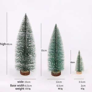 10cm to 40cm <strong>Mini</strong> Christmas Tree Green Small Pine Tree Placed in the Desktop New Year <strong>Xmas</strong> Party <strong>Ornaments</strong> - Product Image 4