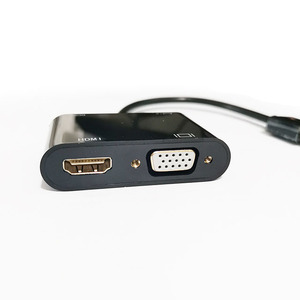 Vision HDMl Macho Entrada HDMl Hembra + VGA Hembra Salida Convertidor de Audio - Product Image 2