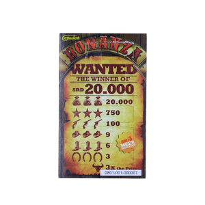 Creative Pull Ticke Cards Designs Digital Printing Open Win Prize Card Hot Selling Thematic Design Pull Tab Tickets - Product Image 2