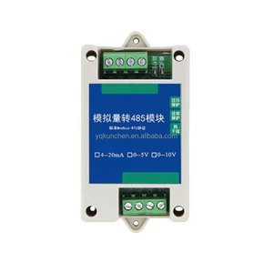 Original AD multicanal 4-20Ma 0-5V 0-10V PLC ENTRADA DE E/S analógica a RS485 Modbus RTU módulo convertidor TCP en Stock - Product Image 1