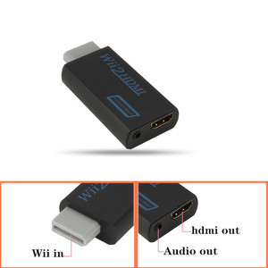ตัวแปลง1080P สำหรับ Wii HDM1อะแดปเตอร์แปลงสัญญาณเสียง3.5มม. สำหรับพีซีจอภาพ HDTV แสดงผลแจ็ค720P - Product Image 6