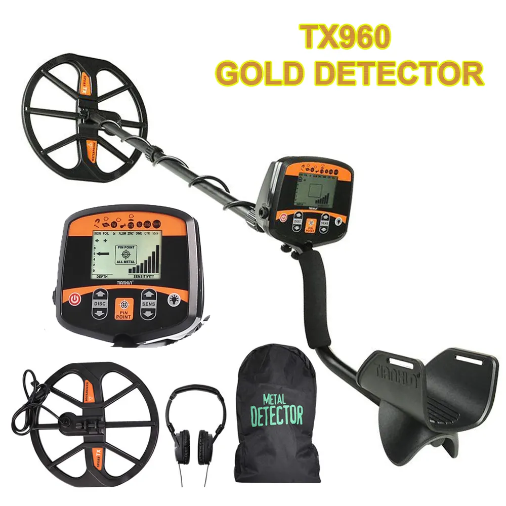 Détecteur de métaux sous terre professionnel de recherche de métal Pinpointer détecteur d'or chasseur de trésors Scanner nouveauté TX-960