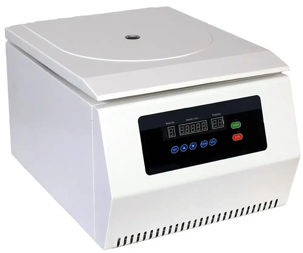 Affichage numérique à basse vitesse rotor d'oscillation 5000 tr/min test sanguin centrifugeuse médicale