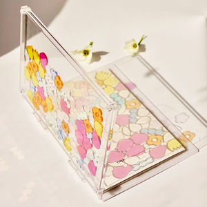 A5/A7 <strong>Colorful</strong> Cartoon Heart Floral Design Acrylic Visible DIY Transparent Quicksand Loose-leaf <strong>Note</strong> Book Loose-leaf <strong>Notebooks</strong> - Product Image 6