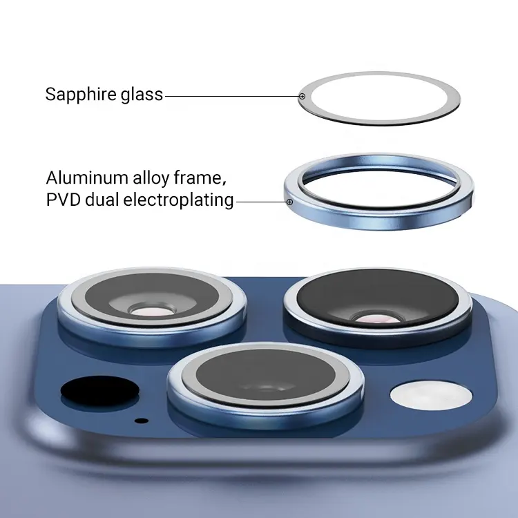 BANGLASS Gia Sapphire protection for apple iphone 14 plus pvd mobile lenses ar glassesフィルムカメラレンズプロテクターforip14Plus