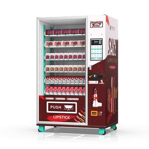 Mỹ phẩm Máy bán hàng tự động tạo nên vẻ đẹp máy bán hàng tự động Trung Quốc với không dùng tiền mặt QR/tiền mặt/đồng xu/thẻ tín dụng thanh toán Máy bán hàng tự động - Product Image 5