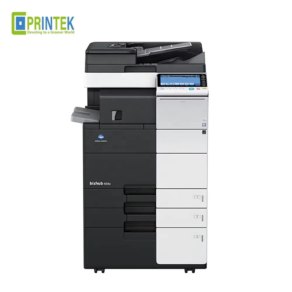 Hochwertige gebrauchte kommerzielle Drucker Scanner Fotokopier maschine Gebrauchte Papier drucker maschine für Konica BH 454e