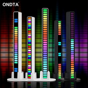 Rechargeable Voice <strong>Control</strong> Music Level Light RGB Colors Atmosphere Rhythm Light for Car Gaming PC TV - Product Image 2