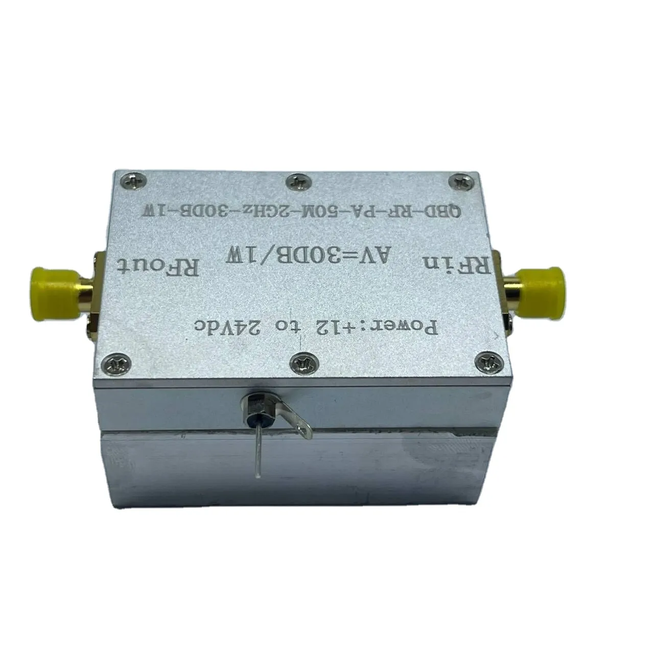 電力合成ブロードバンドリニアRFパワーアンプ50M-2GHZ1W小信号増幅器ブロードバンドPA30DB