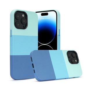 2合1组合后盖，带敏感金属按钮PU皮革手机外壳，适用于Iphone 12 Pro Max防刮盖 - Product Image 3