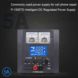 Cep telefonu Test şarj gücü onarım dijital ekran güç ölçer 15V 3a5a ayarlanabilir DC regüle güç kaynağı - Product Image 4