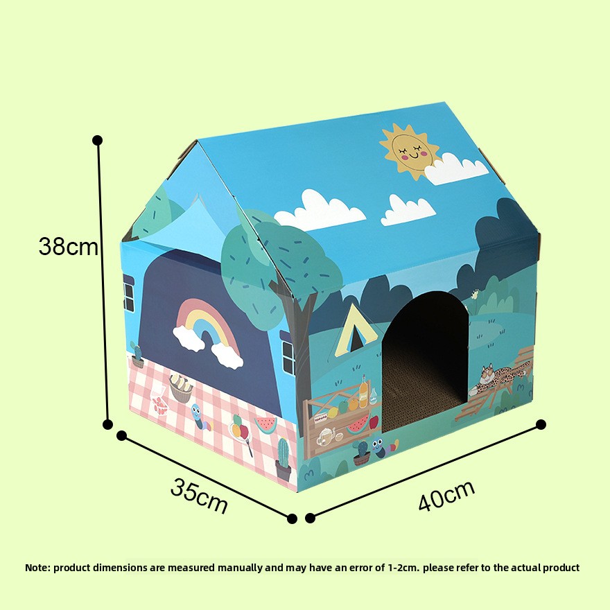 Cartoon Forest Cat House