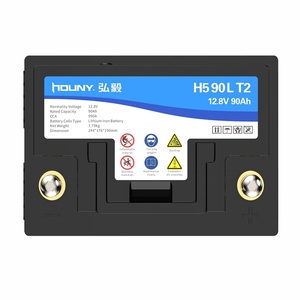 工厂大容量可定制12.8v 90Ah高启动电流汽车电池用于汽车升级二手车 - Product Image 2