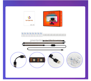 DC5V <strong>USB</strong> Smart <strong>Controller</strong> Sync Light Strip Kit Easy Install for 24 27 32 34 Inch <strong>Computer</strong> Monitor TV <strong>Game</strong> Room Smart Strip Light - Product Image 6