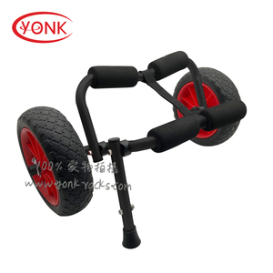 Yonk <span class=keywords><strong>Kayak</strong></span> <span class=keywords><strong>Cart</strong></span> <span class=keywords><strong>Kayak</strong></span> Dolly Wheel Beach <span class=keywords><strong>Cart</strong></span> avec sangle d'arrimage de couleur noire incluse - Product Image 1
