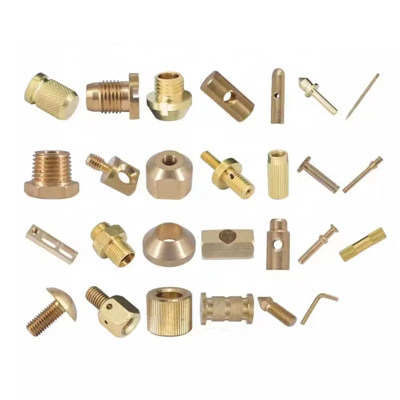 Piezas de mecanizado de torneado cnc de cobre latón personalizadas al por mayor servicio de mecanizado de fresado de torno de precisión mecánico torneado