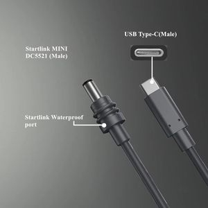 สายไฟฟ้ามินิ Starlink แบบพกพาส่งตรงไปยัง USB-C สำหรับ starlink MINI แทนที่สายเคเบิล - Product Image 3