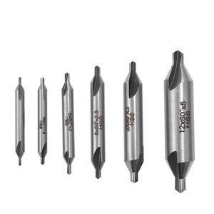 Upper Working <strong>a</strong> <strong>Type</strong> <strong>Center</strong> <strong>Drill</strong> Without Guard Cone Composite Spiral groove <strong>B</strong> <strong>Type</strong> <strong>Center</strong> <strong>Drill</strong> 1 1.5 2 3 4 5 6 8mm - Product Image 1