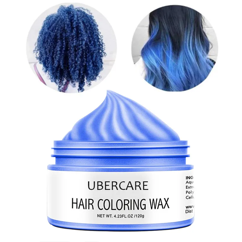 Caitu-Crema para tinte de pelo instantáneo, 8 colores de cera temporal