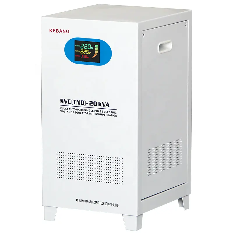 Regulator voltase Svc-12Kva 220v SVC otomatis, Regulator penstabil servo tegangan 10KW 15kW 12kVA untuk penggunaan domestik