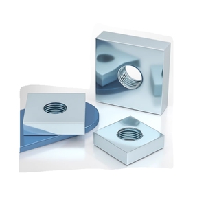 M8 - 8mm vuông hạt vuông mỏng hạt sáng kẽm mạ (bzp) <span class=keywords><strong>DIN</strong></span> 562 thường xuyên hạt vuông - Product Image 1