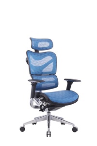 Silla de escritorio ergonómica, silla de malla transpirable con giratorio ejecutivo ajustable, cómoda silla de ordenador para tareas de oficina en casa - Product Image 3