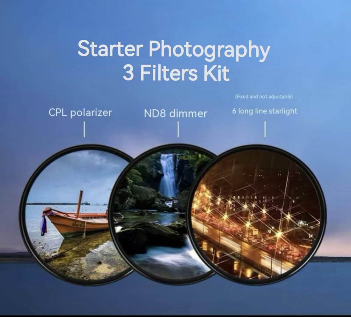 Black - 67mm 3 filters set