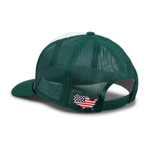 6 <strong>Panel</strong> 2 Tone Design <strong>With</strong> Front Stitching Embroidery <strong>Patch</strong> Adjustable Structured Mesh Back Baseball Caps Rope Trucker Hat - Product Image 4