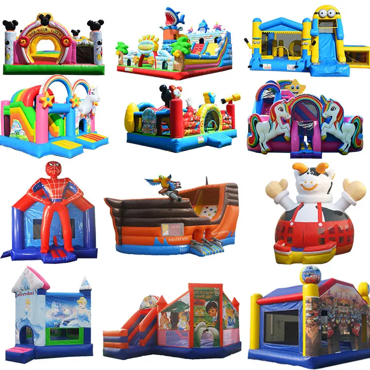 Medium Size Kids Inflable Jumper Bounce House Jump Bouncy Pool Commercial Bouncing Castles With A Capacityof 20kids