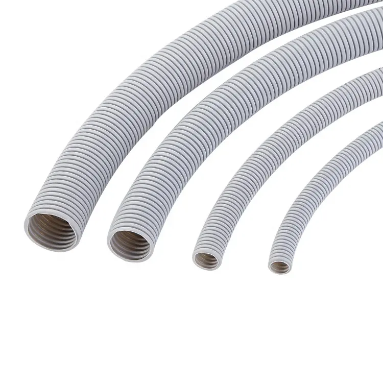 Australian Standard Wiring Tube 20mm PVC Flexible Pipe Solar Electrical Corrugated Conduit for Outdoor Installation