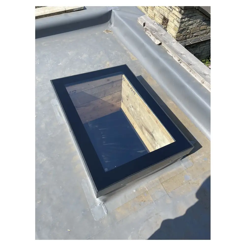 Ventana de techo de aluminio para dormitorio, luz de cielo de doble acristalado, Cielo Abierto