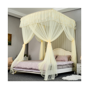 Mosquitera de poliéster para uso doméstico, mosquitera cuadrada retráctil para interior de adultos con patrón ondulado, para puerta - Product Image 1
