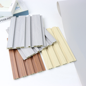 用于现代特征墙设计的3D几何图案WPC墙板 - Product Image 3