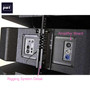 Hot Khuyến mãi giá rẻ âm thanh chuyên nghiệp thiết bị âm thanh đôi 10inch hoạt động dòng mảng Loa Set cho đám cưới/nhà thờ - Product Image 5