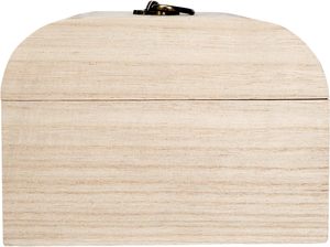 Scatola di legno semplice a buon mercato incompiuta