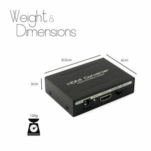 HDMI Audio Extractor Splitter to SPDIF Optical RCA Stereo L / R Analog Converter - Product Image 6