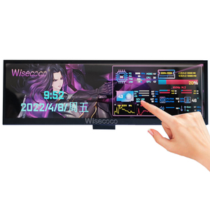 Wisecoco 12.6 pollici 1920*515 RGB 157PPI custodia per Monitor portatile Sub schermo GPU ip Display secondario OSD DC auricolare Aida64 - Product Image 2