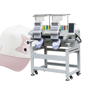 High Speed Automatic <strong>Computer</strong> in Factory Cheap Hat Embroidery <strong>Machine</strong> 3d Embroidery <strong>Machine</strong> Two Heads - Product Image 3