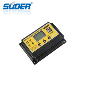 Suoer Intellint <strong>PWM</strong> <strong>Solar</strong> Char <strong>Controller</strong> 12V/24V 30A with LCD Display <strong>for</strong> 300W PV Power Lighting <strong>Solar</strong> <strong>Systems</strong> 36V Rated Volta
