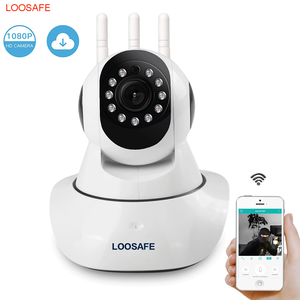 LOOSAFE 2MP Cloud HD night vision security กล้องสองทางเสียงต่ำ wifi กล้อง ip ไร้สายกล้องในร่ม 1080p - Product Image 1