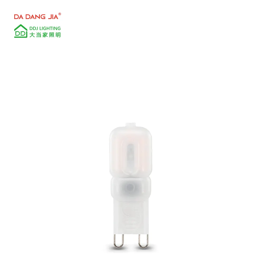 G9 Dubbele Pin Basis Halogeenlamp Melkachtig Wit Deksel 120V 220V 2W 20W Halogeen Equivalent