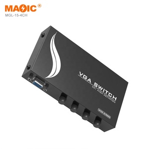 Conmutador Vga de 4 en 1 salida, conmutador Vga bidireccional, conmutador de vídeo Full Hd para monitor