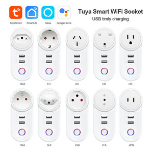 <strong>Home</strong> <strong>Automation</strong> <strong>System</strong> DIY Worldwide Standard Remote APP Control Wifi Tuya <strong>Smart</strong> Socket Outlet With 2 USB Port PST-LSPA2 - Product Image 2