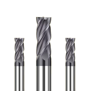 Emperyal sistem CNC aracı freze kesicisi inç 1/2 1/4 1/8 3/16 1/4 5/16 3/8 4F kaplı karbür freze kesicisi çelik için - Product Image 1