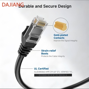 OEM özelleştirilmiş Ethernet Cat7 Rj45 ağ yama kablosu PVC ceketli LAN kablosu ile RJ 45 kedi 8 kedi 6 kedi 7 Ethernet kablosu - Product Image 6