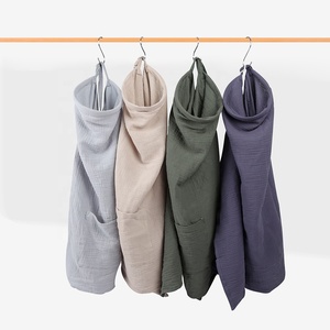Özelleştirilmiş tasarım çoklu kullanım emzirme için ayarlanabilir iki katmanlı gazlı bez muslin emzirme örtüsü - Product Image 3